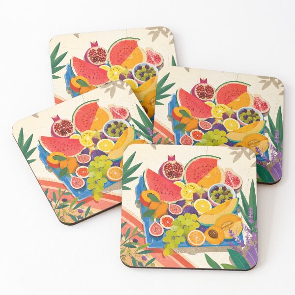 Item preview, Tropical Fruit Still Life Illustration | Island Lifestyle Art designed and sold by Islabonita..