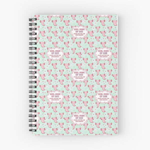 Item preview, Girl Mom of 1 Cute Pink Axolotl Pattern designed and sold by Itsheartshop.