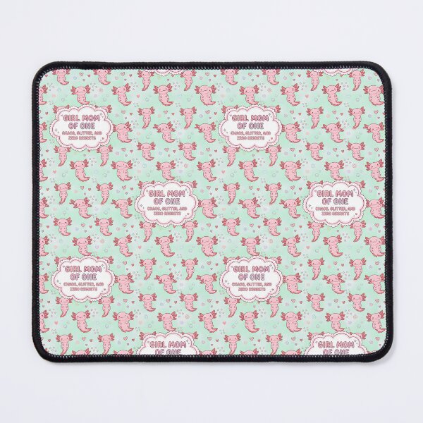 Item preview, Girl Mom of 1 Cute Pink Axolotl Pattern designed and sold by Itsheartshop.