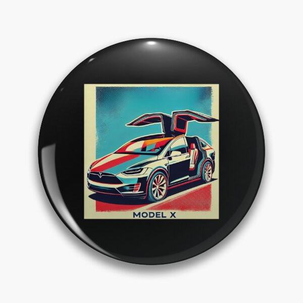 Item preview, Tesla Model X Electric SUV Blueprint Style Design | EV Enthusiast Graphic designed and sold by TEEJAMBOREE.