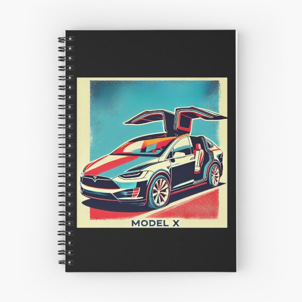 Item preview, Tesla Model X Electric SUV Blueprint Style Design | EV Enthusiast Graphic designed and sold by TEEJAMBOREE.