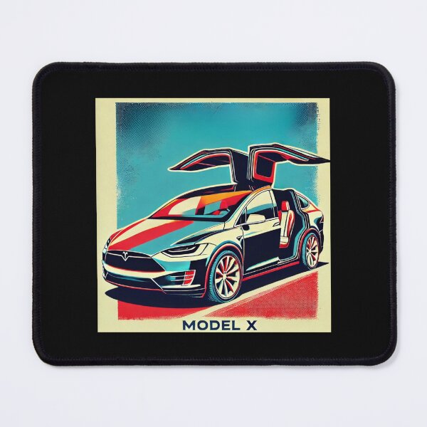 Item preview, Tesla Model X Electric SUV Blueprint Style Design | EV Enthusiast Graphic designed and sold by TEEJAMBOREE.