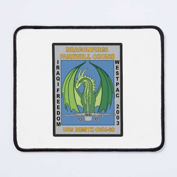 Item preview, US Navy VS-29 Dragonfires 2003 Farewell Cruise Commemorative Patch designed and sold by CharlieDesings.