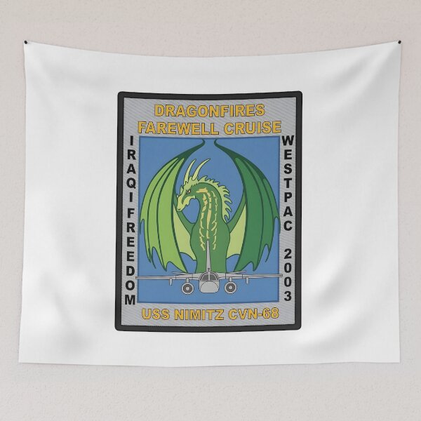 Item preview, US Navy VS-29 Dragonfires 2003 Farewell Cruise Commemorative Patch designed and sold by CharlieDesings.
