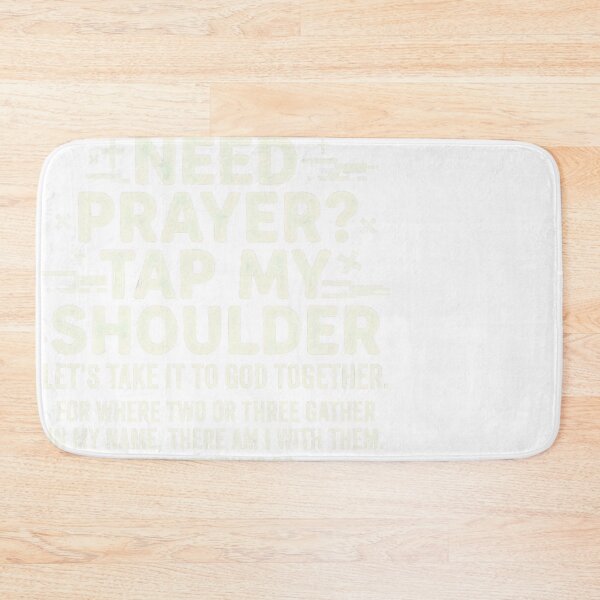 Item preview, Tap My Shoulder Prayer Christian Matthew 18:20 designed and sold by JMDesignHub.