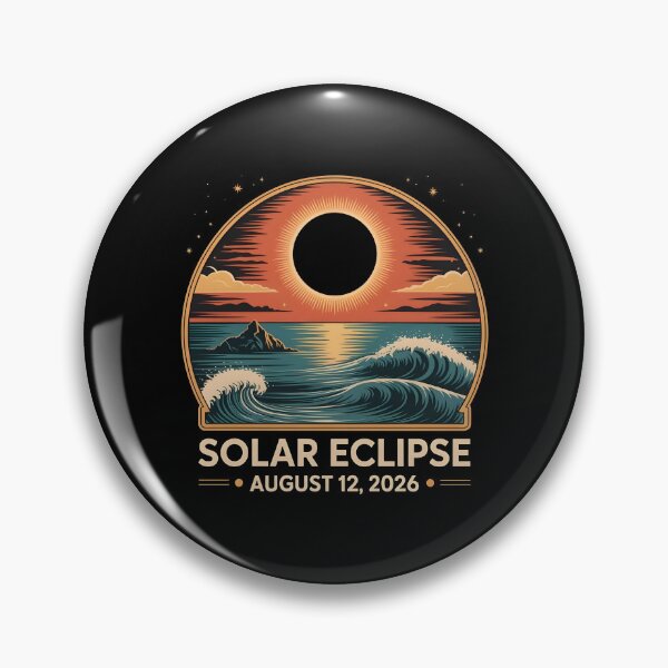 Item preview, Total Eclipse 2026 August 12 Solar Eclipse Adventure in Spain and Iceland designed and sold by Redgiant87x.