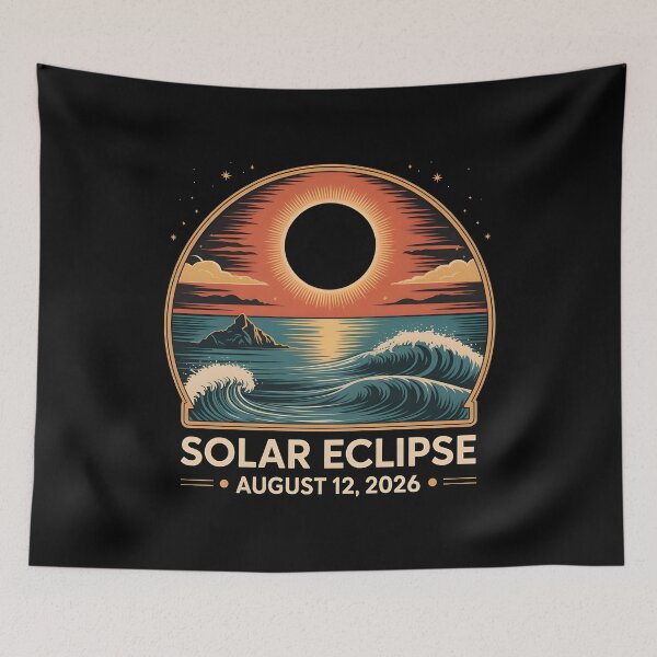 Item preview, Total Eclipse 2026 August 12 Solar Eclipse Adventure in Spain and Iceland designed and sold by Redgiant87x.
