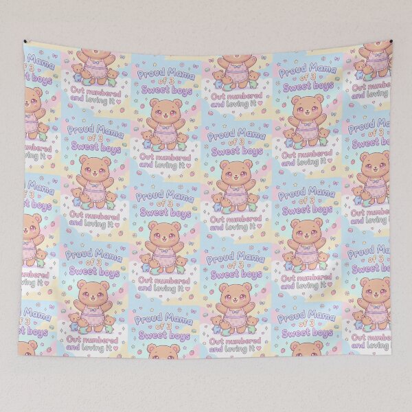 Item preview, Proud Mama of 3 Sweet Boys  designed and sold by Itsheartshop.