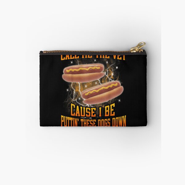 Item preview, Call Me The Vet Cause I Be Puttin These Dogs Down Hotdog Graphic designed and sold by KarimeRenin.