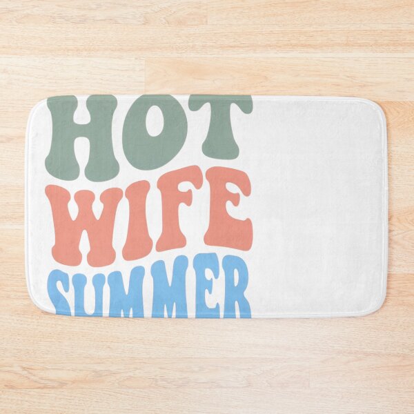 Item preview, Hot Wife Summer Groovy Retro Wavy Text Design designed and sold by JMDesignHub.