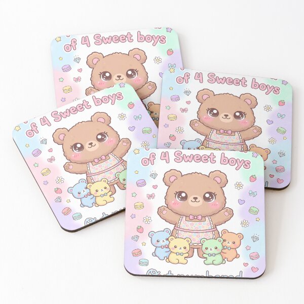Item preview, Proud Mama of 4 Sweet Boys  designed and sold by Itsheartshop.