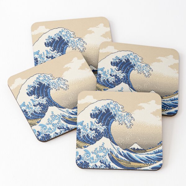 Item preview, The Great Wave off Kanagawa - 8Bit designed and sold by Craig Winterlich.