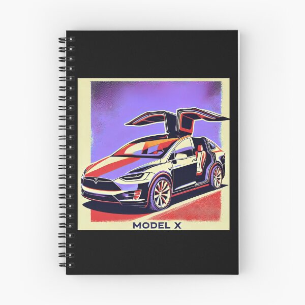 Item preview, Tesla Model X Electric SUV Blueprint Style Design | EV Enthusiast Graphic designed and sold by TEEJAMBOREE.