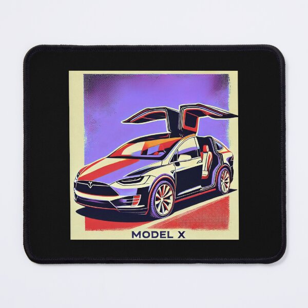 Item preview, Tesla Model X Electric SUV Blueprint Style Design | EV Enthusiast Graphic designed and sold by TEEJAMBOREE.