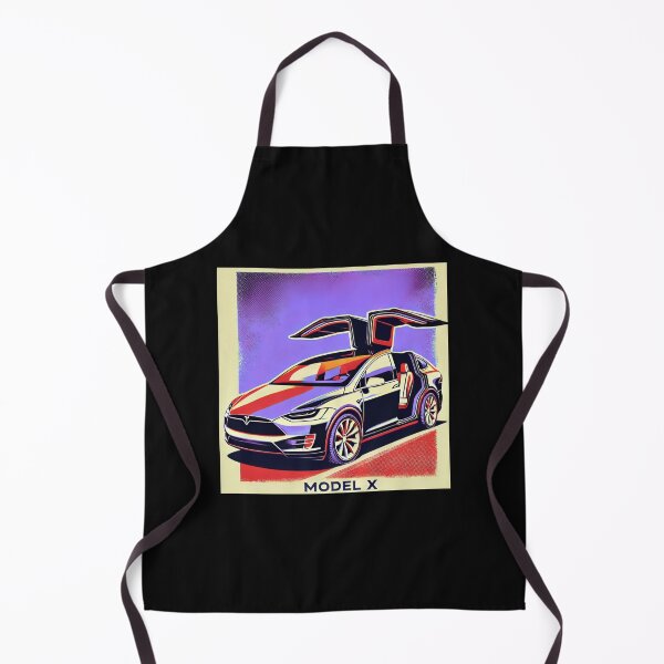 Item preview, Tesla Model X Electric SUV Blueprint Style Design | EV Enthusiast Graphic designed and sold by TEEJAMBOREE.