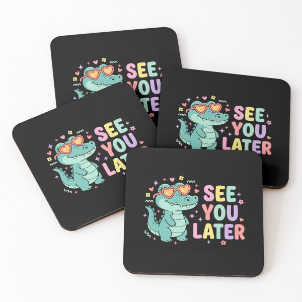 Item preview, See You Later Alligator Crocodile Cute Animal Kids Greeting designed and sold by SofenArt.