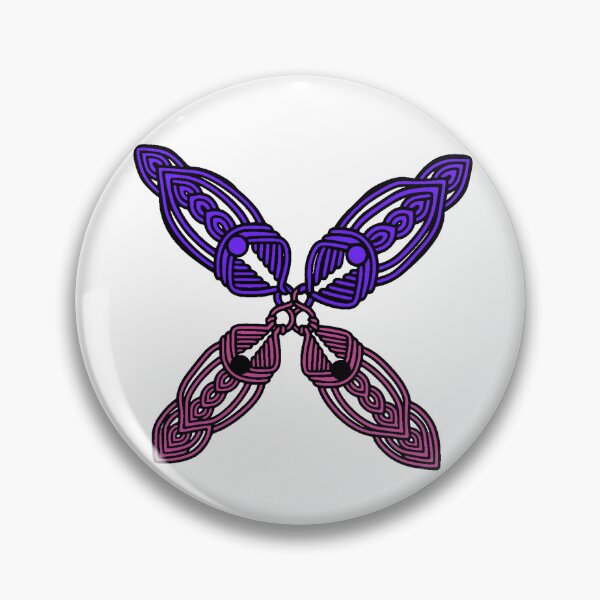 Item preview, Abstract Purple and Magenta Cross Design designed and sold by Macramellennias.