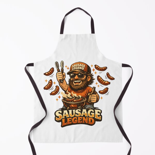 Item preview, Sausage Legend Funny Grill Master Bro Shirt designed and sold by BrosForEver.