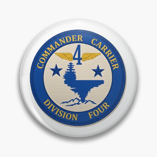 Item preview, US Navy Commander Carrier Division Four Insignia designed and sold by CharlieDesings.