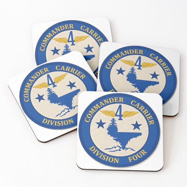 Item preview, US Navy Commander Carrier Division Four Insignia designed and sold by CharlieDesings.