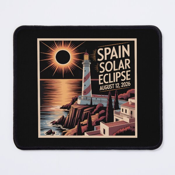 Item preview, Total Eclipse 2026 Solar Eclipse Across Spain Iceland And The Sea designed and sold by Redgiant87x.