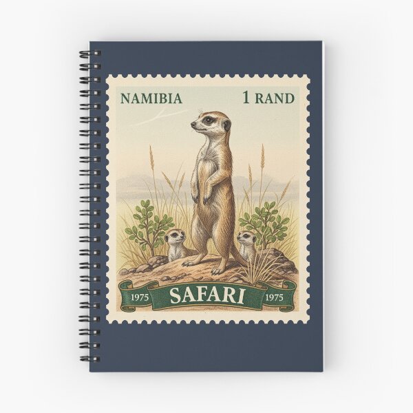 Item preview, Vintage Namibia Meerkat Safari Postage Stamp designed and sold by d247.