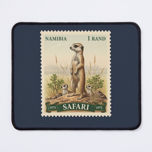 Item preview, Vintage Namibia Meerkat Safari Postage Stamp designed and sold by d247.