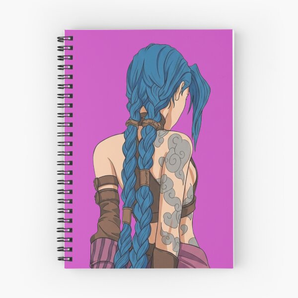 Item preview, Jinx standing with her back turned designed and sold by ArtByAlexWalls.