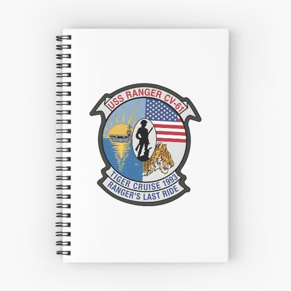 Item preview, USS Ranger CV-61 Tiger Cruise 1993 Commemorative Patch designed and sold by CharlieDesings.