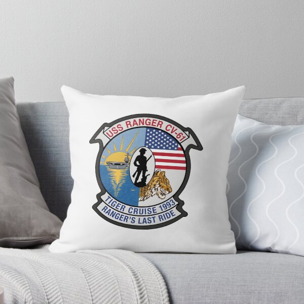 Item preview, USS Ranger CV-61 Tiger Cruise 1993 Commemorative Patch designed and sold by CharlieDesings.