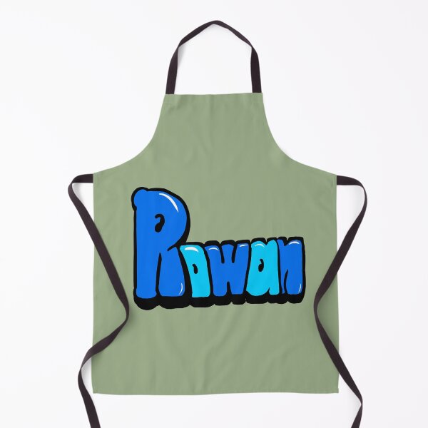 Item preview, Rowan name in Blue Graffiti Bubble Letters typography  designed and sold by Artonmytee.