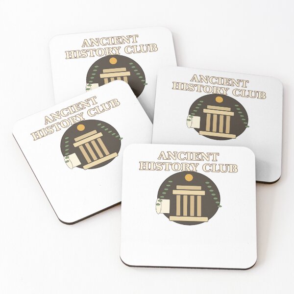 Item preview, Ancient History Club – Classical Temple and Scroll Design designed and sold by Cozy Oddities Studio.