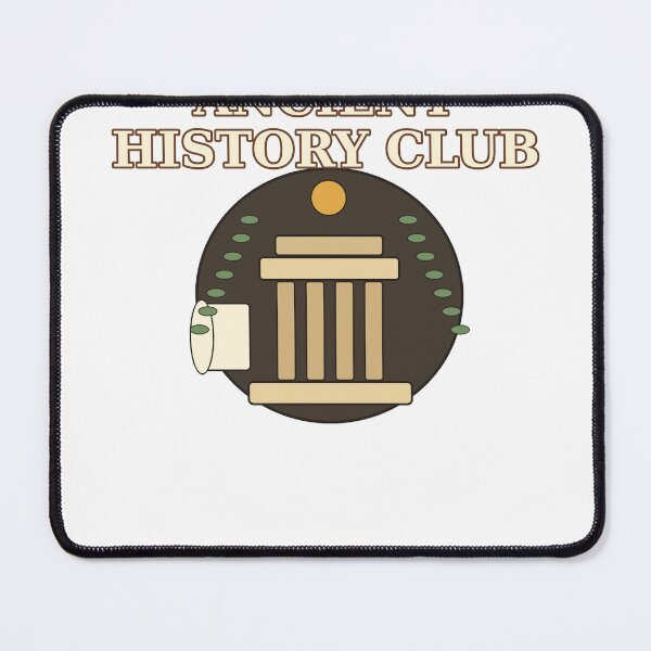 Item preview, Ancient History Club – Classical Temple and Scroll Design designed and sold by Cozy Oddities Studio.