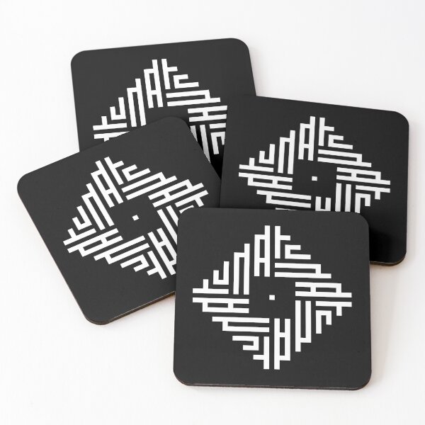 Item preview, LUNA | White  | Modern Geometric Kufi Calligraphy | From Name to Art   designed and sold by FOR YOUR NAME.