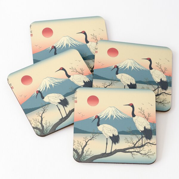 Item preview, japanese bird mount fuji designed and sold by Atlantico54.