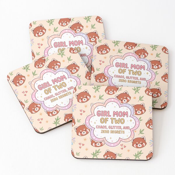 Item preview, Girl Mom of 2 Cute Red Panda  designed and sold by Itsheartshop.