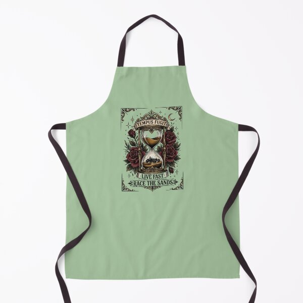 Item preview, Vintage Hourglass Racing Driver Dark Roses Tattoo Flash designed and sold by RetroRewind Studio.