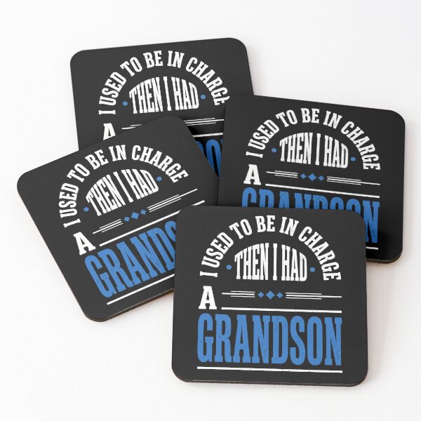 Item preview, I Used To Be In Charge Then I Had A Grandson Grandfather Grandpa Papa Grandparents Humor designed and sold by SofenArt.