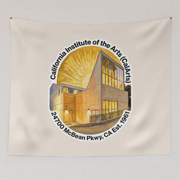 Item preview, CalArts Modern Classic Gouache Architecture designed and sold by EvergreenPark - Tee Studio.