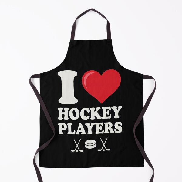 Item preview, I Love Hockey Players Ice Hockey Fan Girlfriend Wife Mom designed and sold by SofenArt.