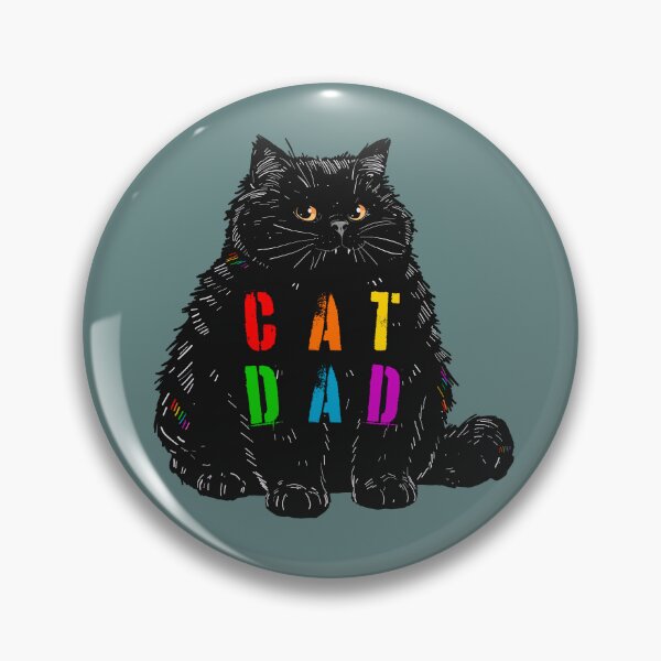 Item preview, Rainbow Cat Dad designed and sold by KilkennyCat Art.