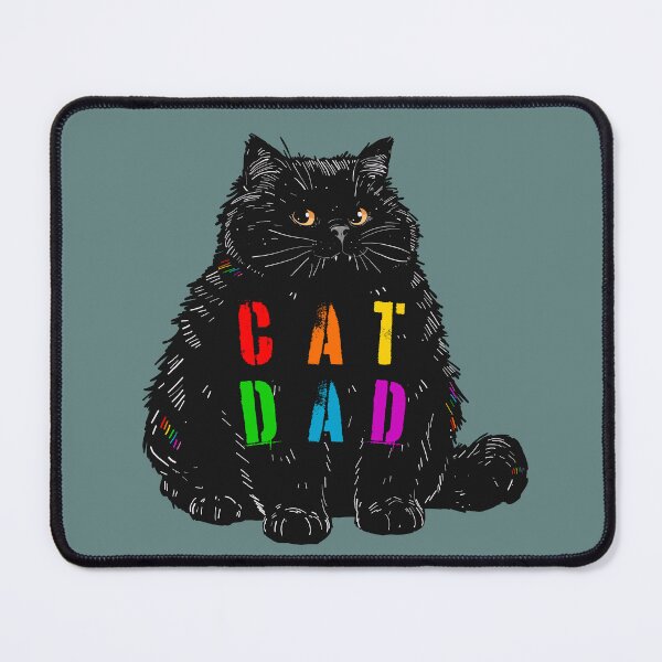 Item preview, Rainbow Cat Dad designed and sold by KilkennyCat Art.