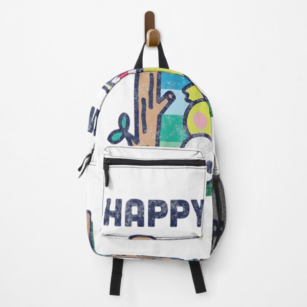 Item preview, Happy Camper Cute Frog Upside Down Hanging Vintage Cartoon Style Forest Design designed and sold by AraceLidway.