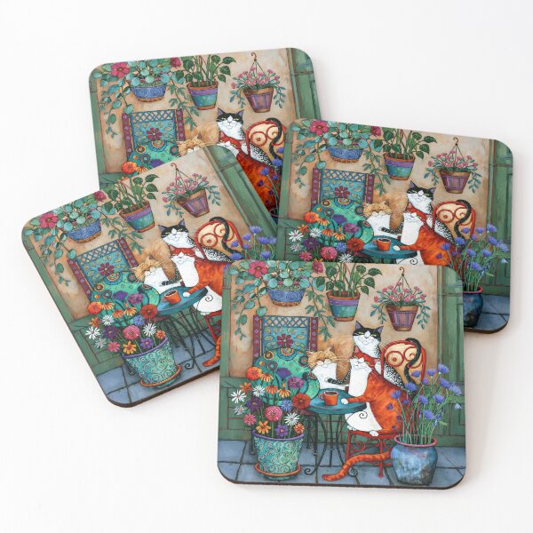Item preview, Patio Cats designed and sold by Blue Horse Photo Magic.
