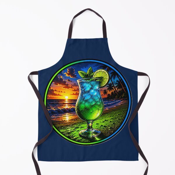 Item preview, Tropical Sunset Cocktail – Beach Vibes Art designed and sold by AstraDrip Studio.