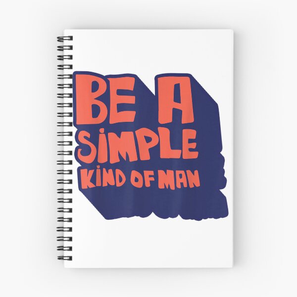 Item preview, Be A Simple Kind Of Man Retro Typography Quote designed and sold by AraceLidway.