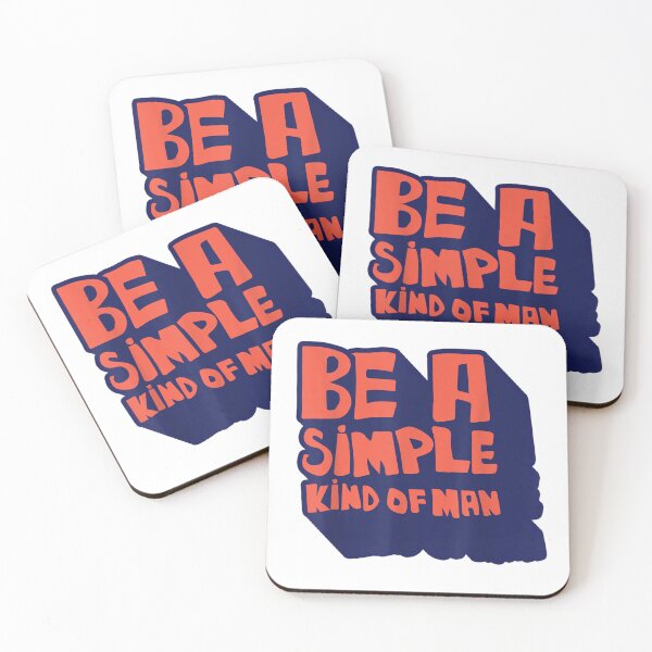 Item preview, Be A Simple Kind Of Man Retro Typography Quote designed and sold by AraceLidway.