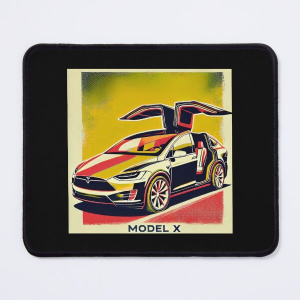 Item preview, Tesla Model X Electric SUV Blueprint Style Design | EV Enthusiast Graphic designed and sold by TEEJAMBOREE.