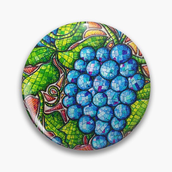 Item preview, Italian Grapes Throat Chakra Art designed and sold by kpalana.
