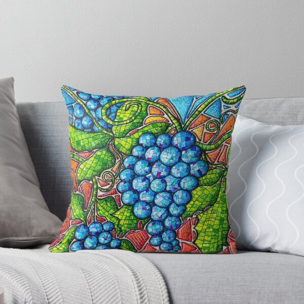 Item preview, Italian Grapes Throat Chakra Art designed and sold by kpalana.